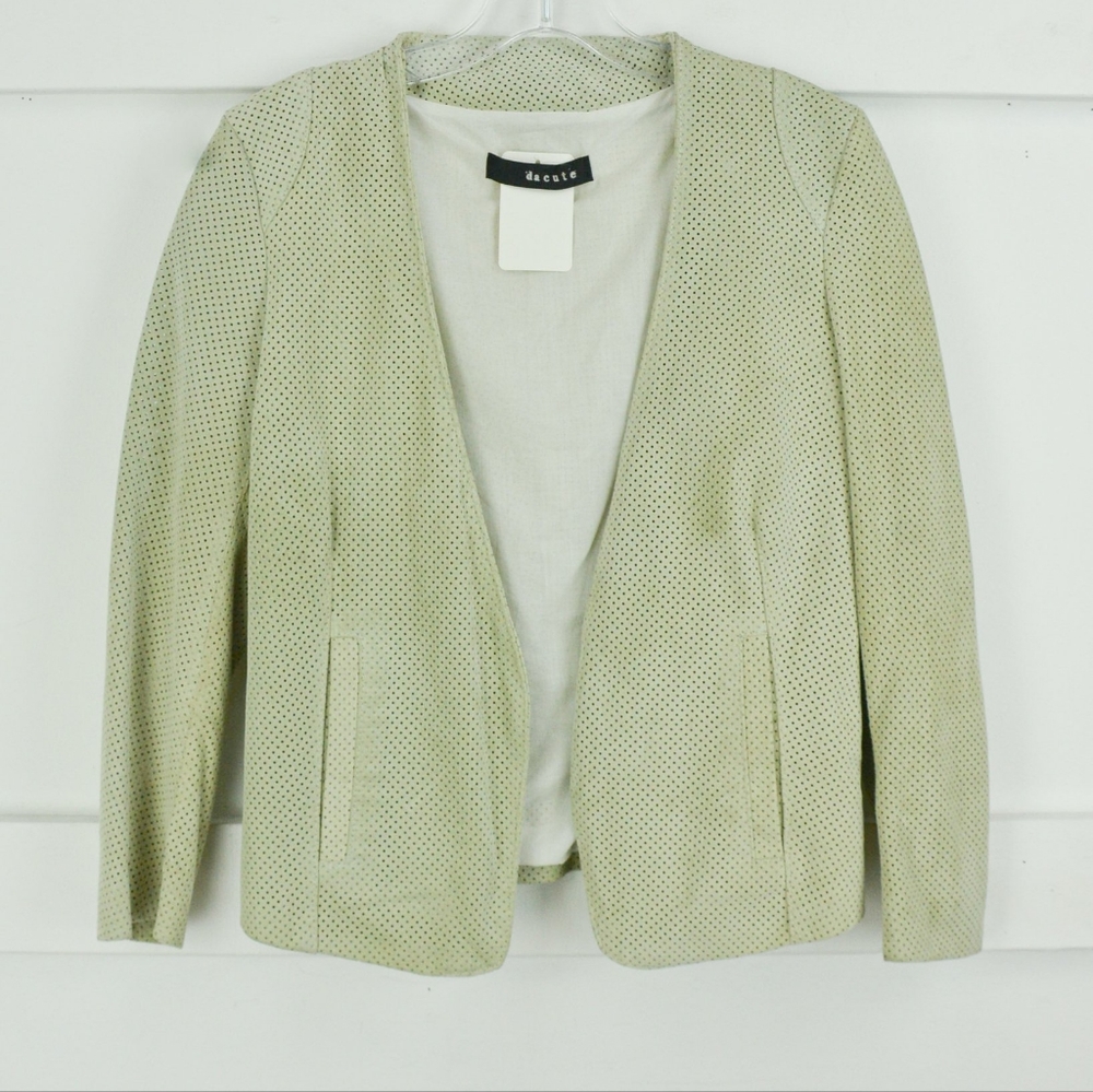 NWT Dacute leather blazer